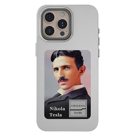 iPhone 16 Pro Max Mobilskal E-Ink 4'' HD 4 Färger NFC - Grå