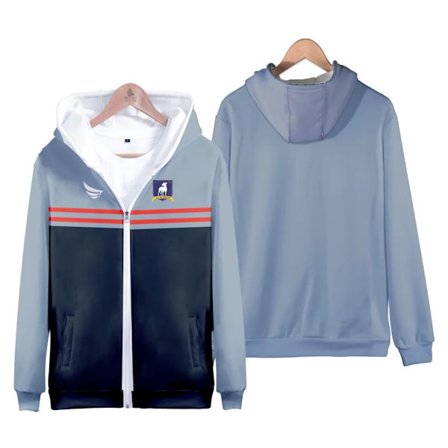 Ted Lasso Sesong 2 Fotballtrøye Vintermote Herre/Dame AFC Richmond Cosplay Harajuku Cardigan Ståkrage Glidelås Jakke 6 L