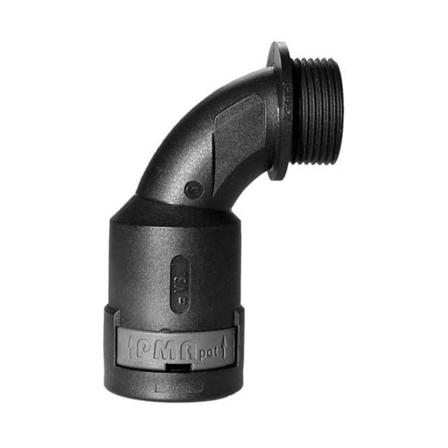Rutab 1470141 Kulmaliitin Kulma 90°, polyamidi 6 48 mm, M63x1,5, Asennusmateriaali