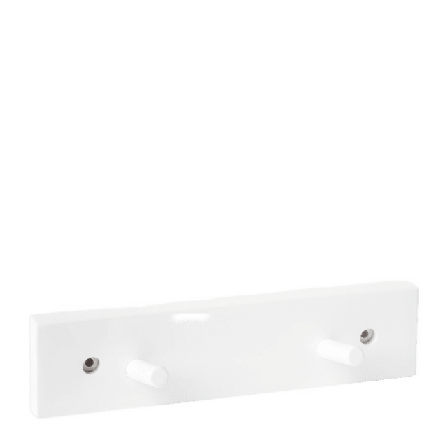 Åhléns Home Kroklist i trä 2 krokar & hängare Vit ONESIZE