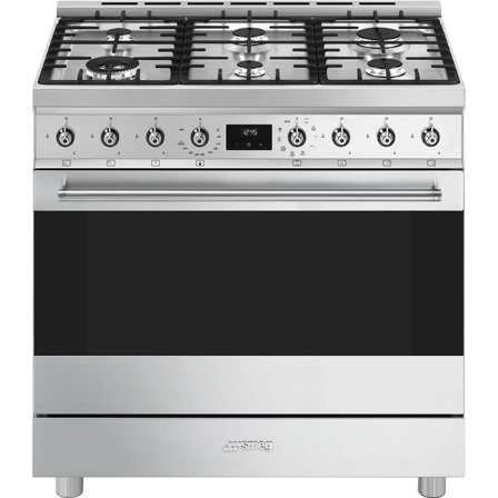 Smeg - Komfyr C9GMX2 Rustfri