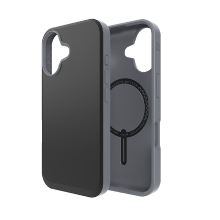 ZAGG SoHo Snap Case with MagSafe for iPhone 16 - Musta