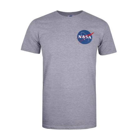Nasa Herr Core Logo T-shirt L Sportgrå