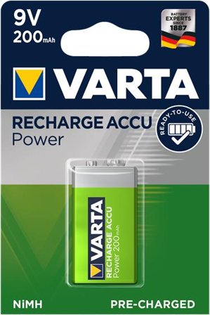 VARTA Batteri Laddbart 6F22,9V