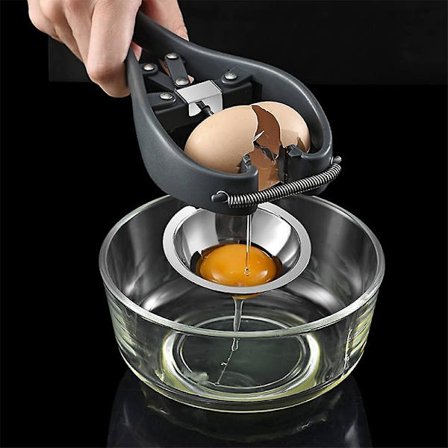 Rusta Egg Cracker i rustfritt stål - Automatisk eggknuser - Enkelt