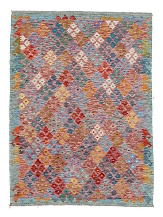 Small Kilim Afghan Old Style Rug 156X202 Wool