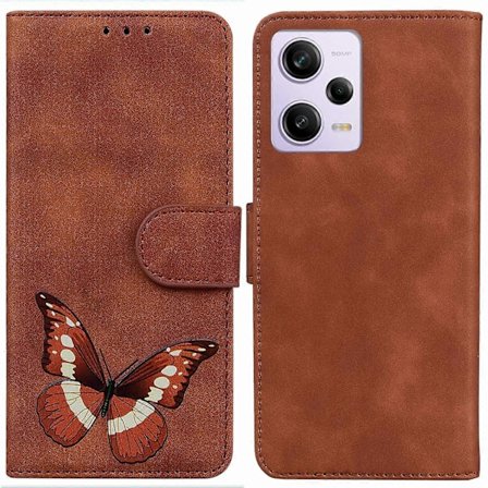 Fjäril Tryck Telefonskal för Xiaomi Redmi Note 12 Pro 5G/Note 12 Pro Speed 5G/Poco X5 Pro 5G