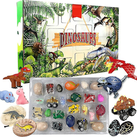 Julekalender med dinosaurleker - Blindboks - Juleräknedag - Blindboks Chris (FMY)