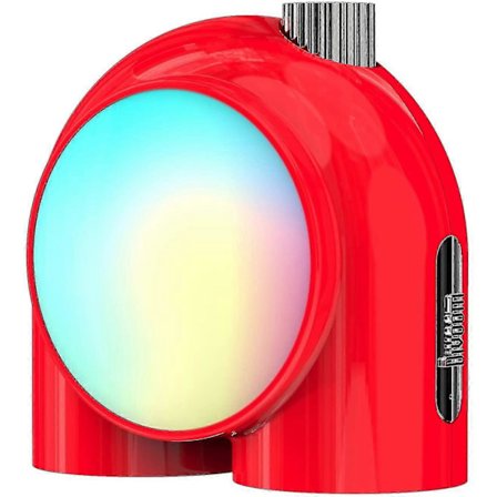 Divoom Planet-11 - Trådlös Smart Bordslampa, Programmerbar Stämningsbelysning Med Rgb Led, röd