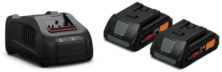Fein 92604228010 Opladningspakke 2 stk ProCORE 4,0 Ah og oplader, Maskintilbehør & forbrugsvarer