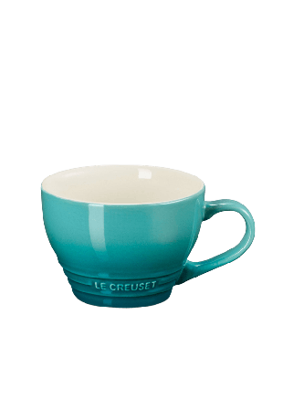 Le Creuset Signature stengods jumbokopp 400ml Bleu Riviera Glas Blå ONESIZE