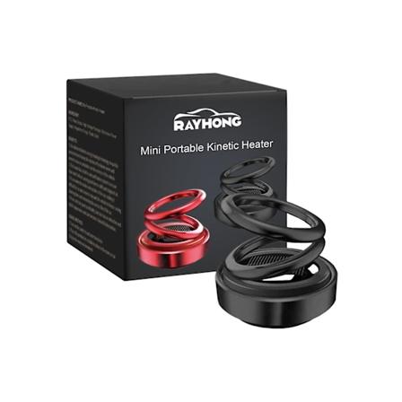 Mini Bärbar Kinetisk Diffusor, Automatisk Roterande Sol Dubbel Ring Diffusor, Elektrisk Diffusor, Bärbar Kinetisk Diffusor för Rum, Fordon, Badrum (