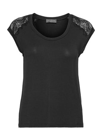 T-Shirt Ss Black Rosemunde