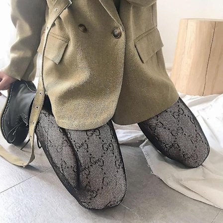 Dubbel Bokstav Cc Transparenta Tunna Strumpbyxor Fisknätsstrumpor Sexiga Strumpor Strumpbyxor Party Club (FMY)