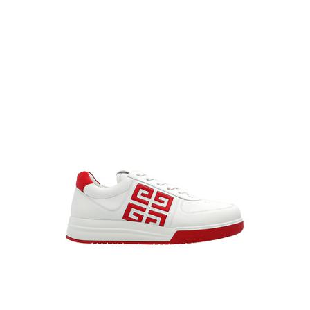 Givenchy, Sneakers with logo Wit, Dames, Maat:41 EU,leer