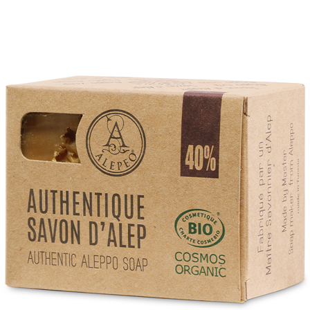 Alepeo Aleppotvål 40% Lagerbärsolja 200 g