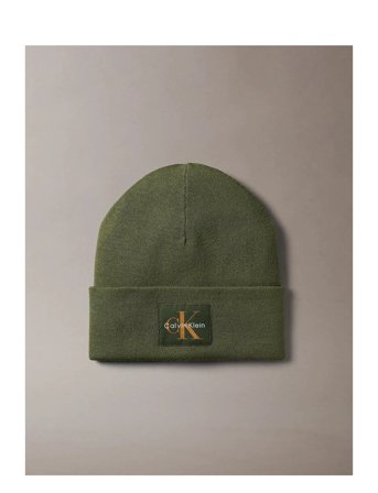 Calvin Klein | Monologo Patch Beanie | ONE SIZE