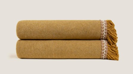 Frati Home Pledd Bambus Zafferano 160x200