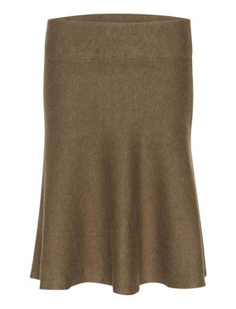 Cuannemarie Skirt Polvipituinen Hame Brown Culture