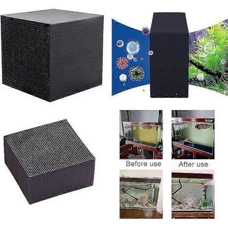 Kub Akvarium Vattenrenare Filter Eco-akvarium Filter Ultrastark Filtrering Absorption 10x10x5cm