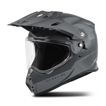 Adventure-kypärä FLY Racing Trekker Solid Harmaa L