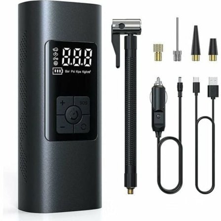 Sladdlös uppladdningsbar däckpump med 6000mAh batteri - Portabel