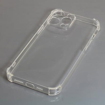 Bakskal Med Förstärkta Hörn Till Iphone 13 Pro Max - Transparent