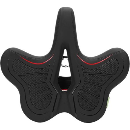 Cykel Sadel Stötdämpande Cykelsits Sadel Justerbar Cykel Sadel Mjuk Cykelkudde Bekväm Cykel Sadel Material som andas för Cyklister