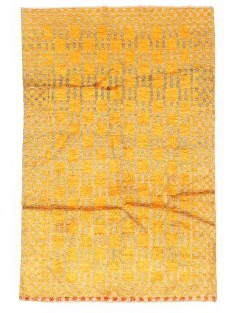 118X175 Tapete Moroccan Berber - Afghanistan Moderno Laranja (Lã, Afeganistão) Carpetvista
