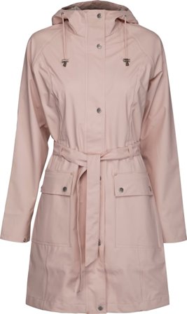 Ilse Jacobsen Women's Belted Raincoat Women rain jackets Pink 36