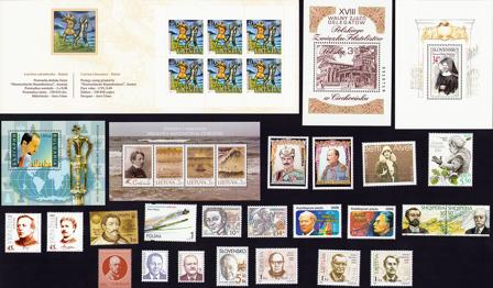 Kendte personligheder - 20 forskellige frimærker - Postfrisk