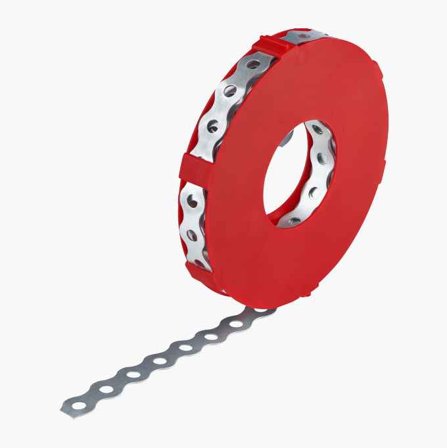 Hålband 17 x 1,0 mm 10 m Varmförzinkat Stål - Biltema