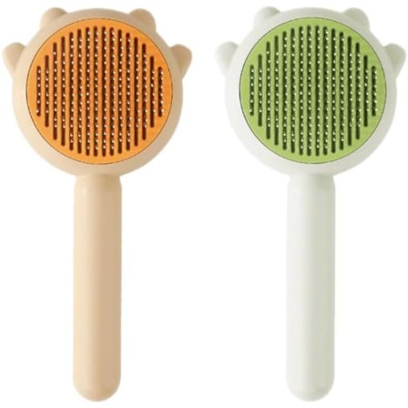 Hundborste, Husdjurs Nål Kam, Självrengörande Kam Tillbehör, Rengöring och Borttagning av Flytande Hår