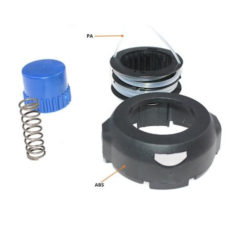 T25C Trimmerhuvud för Husqvarna 326CX 526Cx Jonsered GT21L GT21L II GT22L GT22L Typ I GT22L Typ II GT24L GT24L Typ I