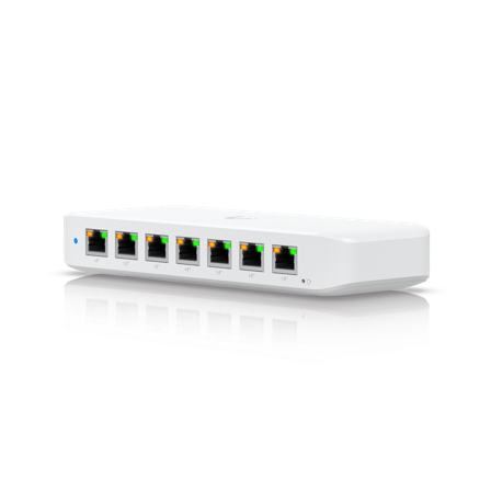 Ubiquiti Unifi 8-Port GbE PoE Layer 2 Switch (42W) 7x PoE+ output (802.3at), 1x PoE++ input