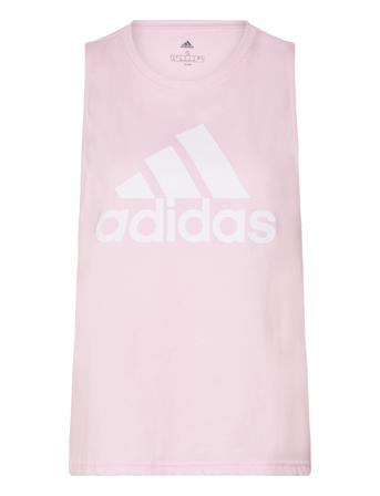 Essentials Big Logo Tank Top T-shirts & Tops Sleeveless Rosa Adidas Sportswear*Betinget Tilbud