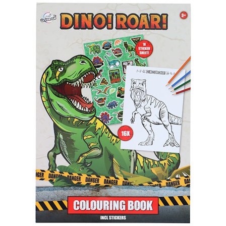 Malebog A4 Dinosaurer