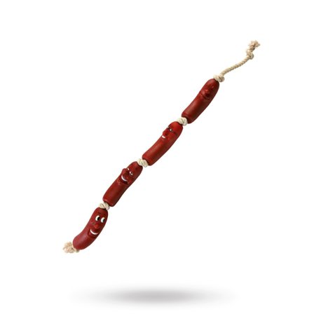 Trixie - Korvar på rep 75 cm - Hundleksaker