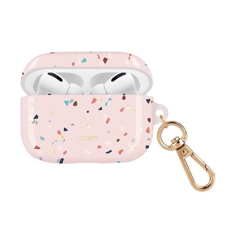 Uniq Coehl Terrazzo AirPods Pro -kotelo Vaaleanpunainen/vaaleanpunainen väri