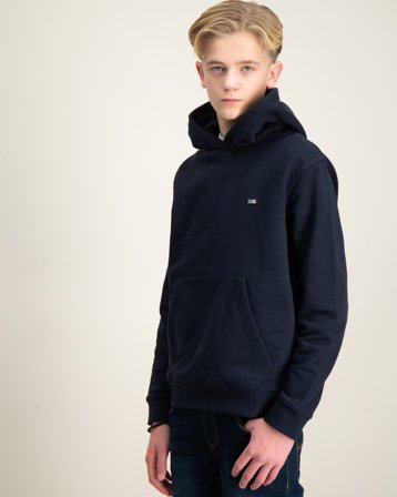 Lexington Lucas Organic Cotton Logo Hoodie Blau Hoodies/Kapuzenpullover Jungen - Kids Brand Store