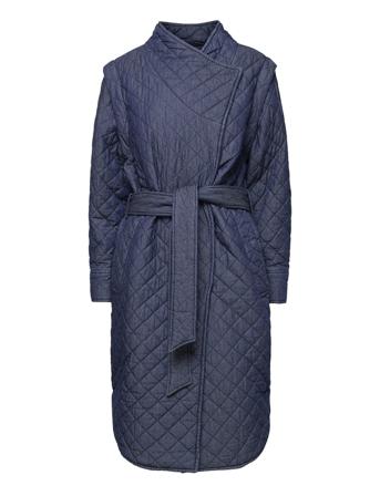 Cmbello-Cott-Ja Outerwear Coats Quilted Jackets Blå Copenhagen Muse