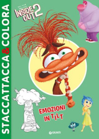Emozioni in tilt. Inside Out 2. Staccattacca&colora. Con adesivi. Ediz. a colori Walt Disney
