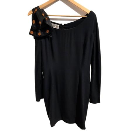 Dior Vintage, Pre-owned Robe Zwart, Dames, Maat:M,stof