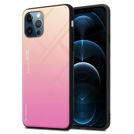 Fodral till Apple iPhone 13 PRO Skal i GUL - ROSA Fodral Skyddsskydd tvåfärgad TPU