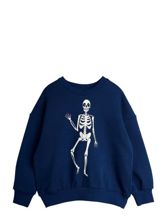 Mini Rodini Skeleton Sp Sweatshirt - Navy - 92/98