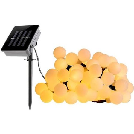 LUMI GARDEN Billy Solar ball light garland - White light - 60 balls - 700 cm
