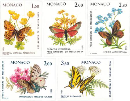 Monaco 1984 - YT 1420/1424 - Postfrisk