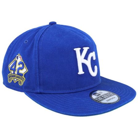 New Era - MLB Blå snapback Keps - Kansas City Royals MLB Jackie Robinson Day Golfer Royal Snapback @ Hatstore