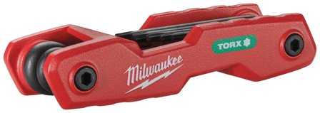 Milwaukee 4932480979 Torxnøglesæt foldbar, T9-T40, 8 dele, Håndværktøj