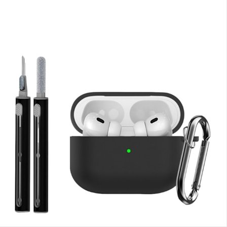 Silikonskyddsfodral (3-delat set) kompatibelt med Apple AirPods Pro 3, Stötsäkert, Vattentätt och Anti-damm
